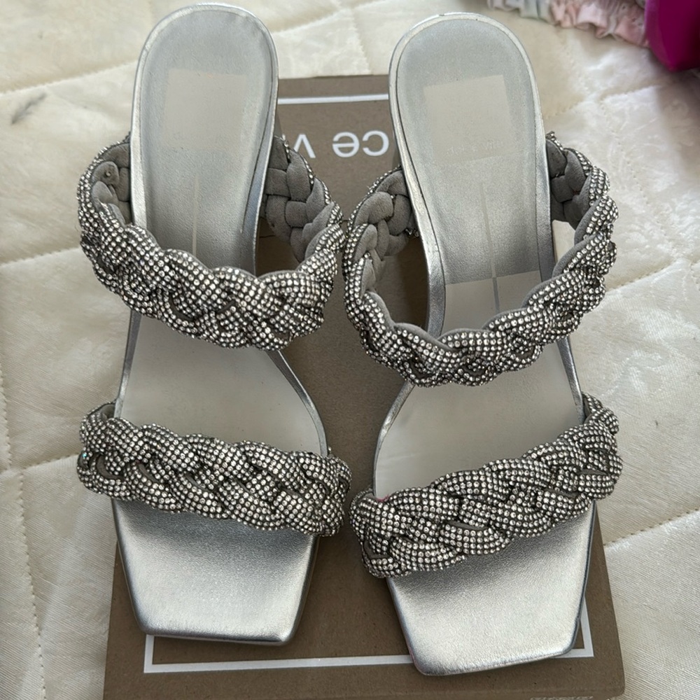 Dolche Vita rhinestone slip ons